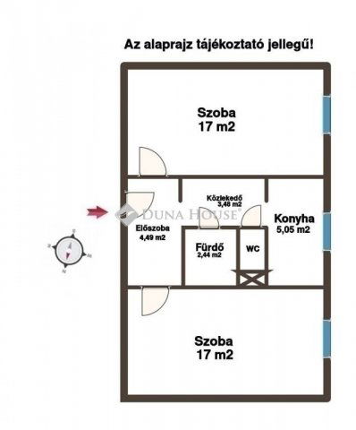 Eladó panellakás, Budapesten, III. kerületben 58.7 M Ft, 2 szobás