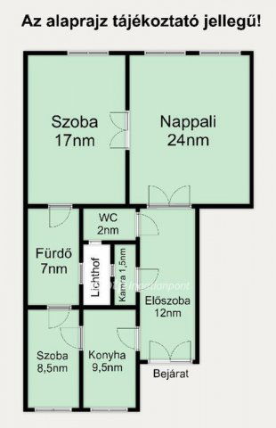 Eladó téglalakás, Budapesten, IX. kerületben 99.76 M Ft