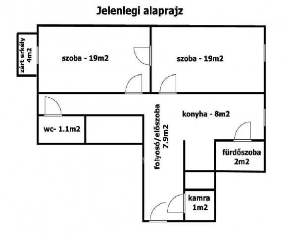 Eladó téglalakás, Budapesten, XIII. kerületben 81.5 M Ft