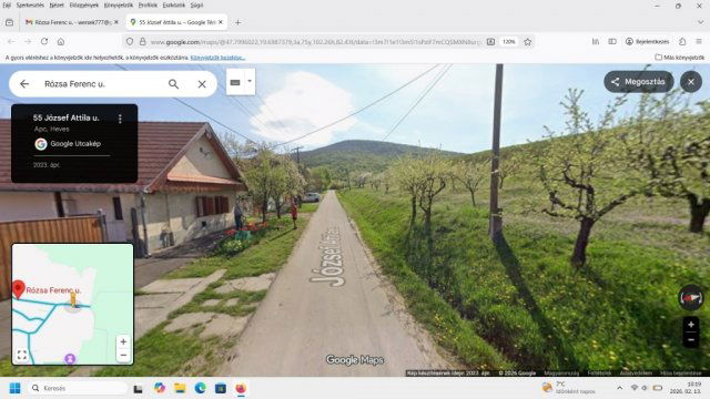 Eladó telek, Apcon 5 M Ft / költözzbe.hu