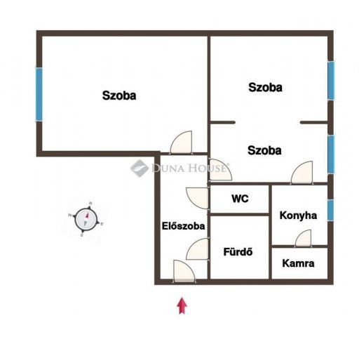 Eladó téglalakás, Körmenden 29.8 M Ft, 2 szobás