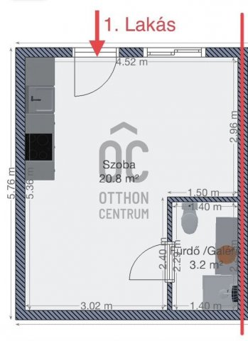 Eladó téglalakás, Budapesten, VII. kerületben 54.9 M Ft