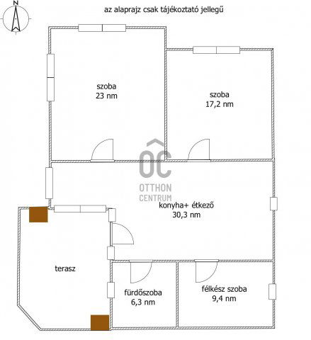 Eladó családi ház, Tápiógyörgyén 32 M Ft, 3 szobás