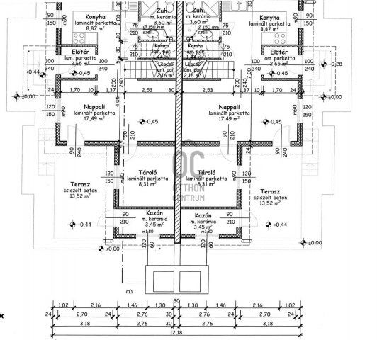 Eladó ikerház, Hajdúsámsonon 63.9 M Ft, 4 szobás