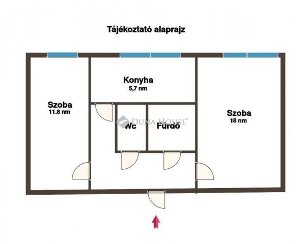 Eladó panellakás, Dunaújvárosban 32.5 M Ft, 2 szobás