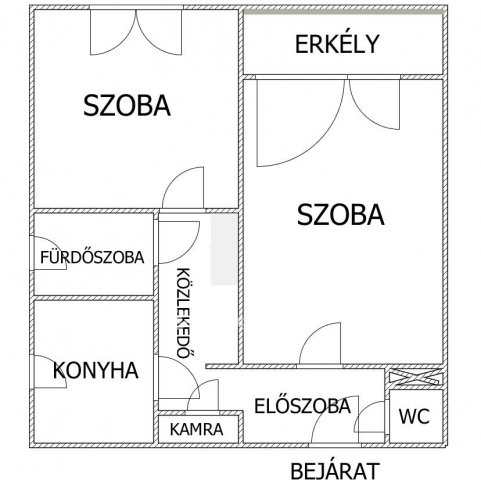 Eladó téglalakás, Egerben 37.9 M Ft, 2 szobás