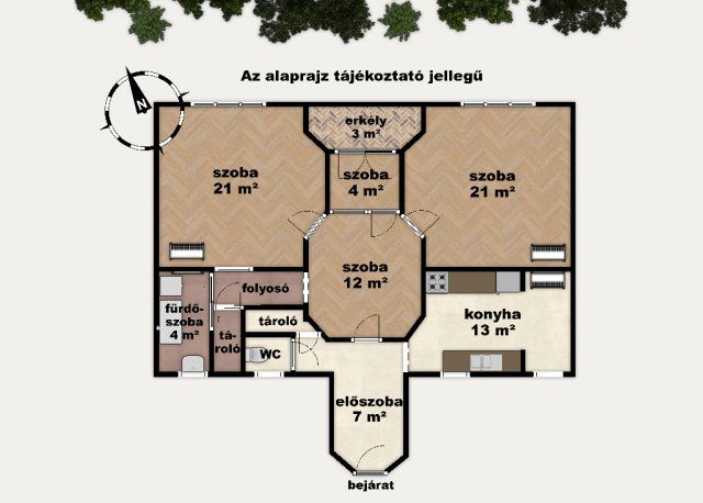 Eladó téglalakás, Budapesten, VIII. kerületben 84.9 M Ft