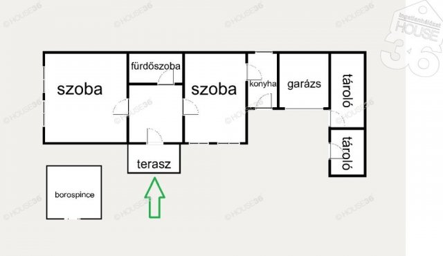 Eladó családi ház, Kecskeméten 64.9 M Ft, 2 szobás