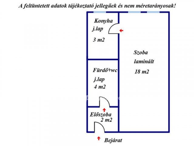 Eladó panellakás, Balassagyarmaton 17.9 M Ft, 1 szobás