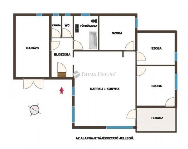 Eladó családi ház, Hajdúsámsonon 84.9 M Ft, 4 szobás