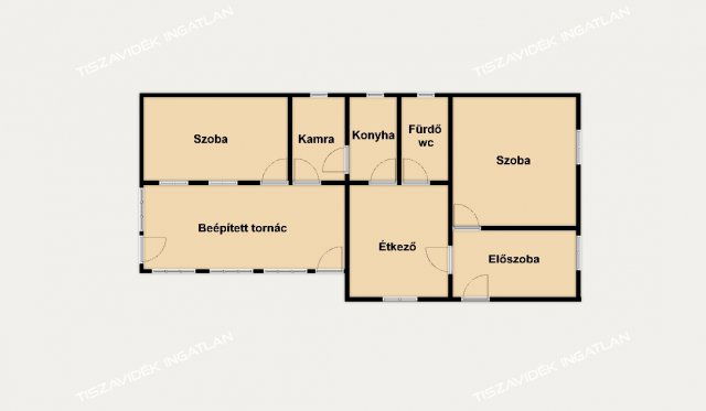 Eladó családi ház, Tiszasülyön 10.5 M Ft, 1 szobás
