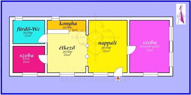 Eladó családi ház, Dunaföldváron 23 M Ft, 3 szobás