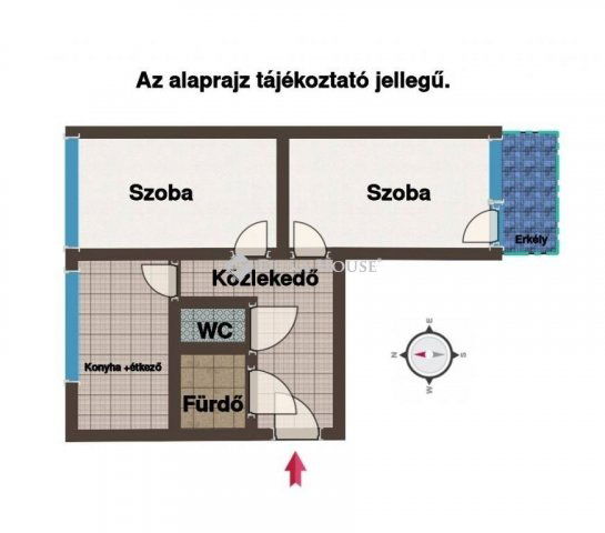 Eladó panellakás, Debrecenben 54.5 M Ft, 2 szobás