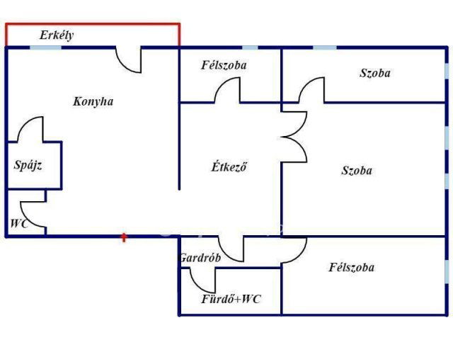 Eladó téglalakás, Miskolcon 60.9 M Ft, 2+2 szobás
