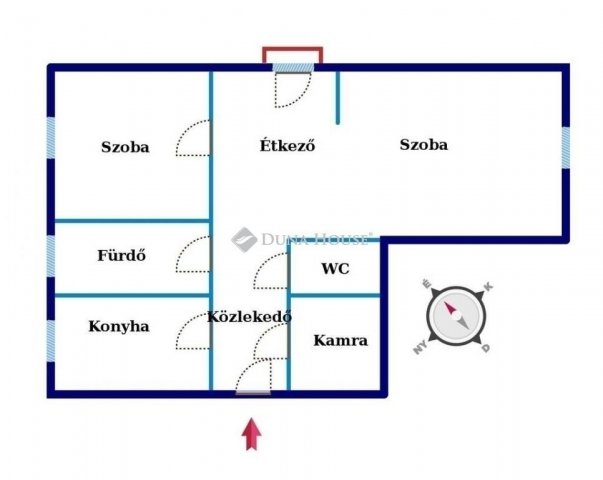 Eladó téglalakás, Kecskeméten 53 M Ft, 2 szobás