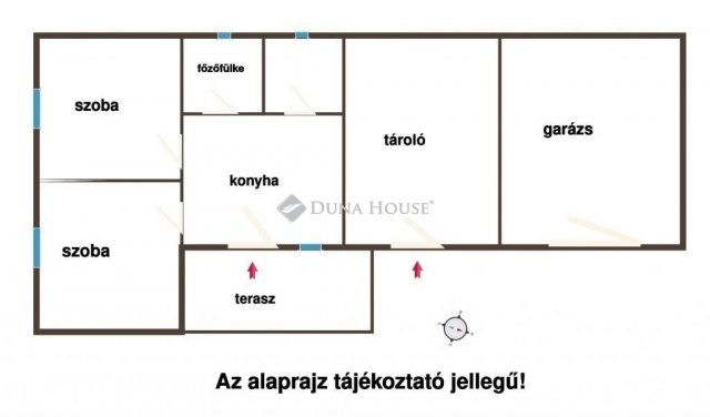 Eladó családi ház, Szentmártonkátán 35 M Ft, 2 szobás