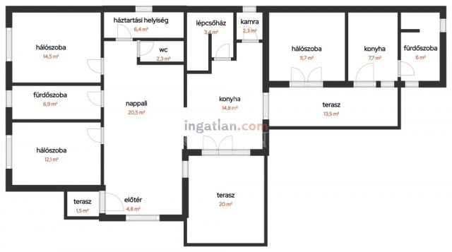 Eladó családi ház, Budapesten, XVIII. kerületben 166 M Ft