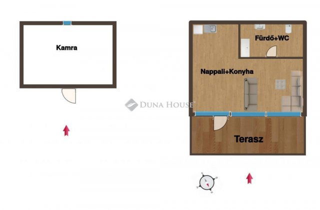 Eladó nyaraló, Kulcson 45 M Ft, 1 szobás / költözzbe.hu