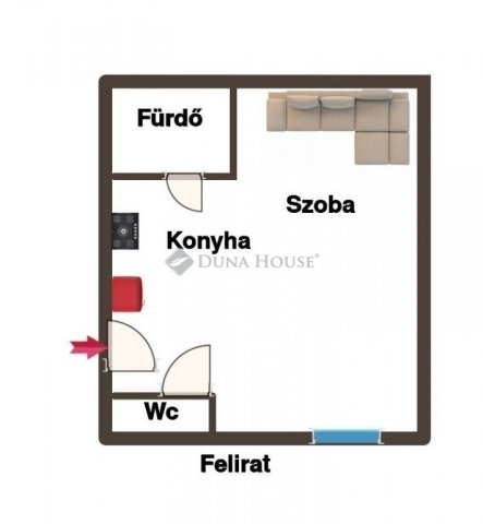 Eladó téglalakás, Budapesten, XII. kerületben 45 M Ft, 1 szobás