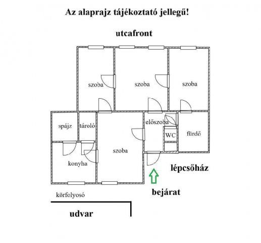Eladó téglalakás, Budapesten, VII. kerületben 96.8 M Ft