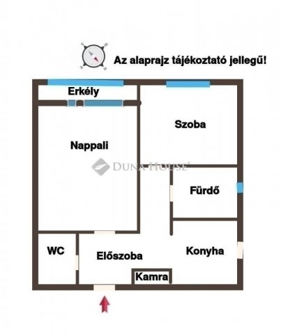 Eladó téglalakás, Budapesten, IX. kerületben 69.9 M Ft, 2 szobás
