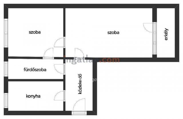 Eladó téglalakás, Miskolcon 22.9 M Ft, 2 szobás