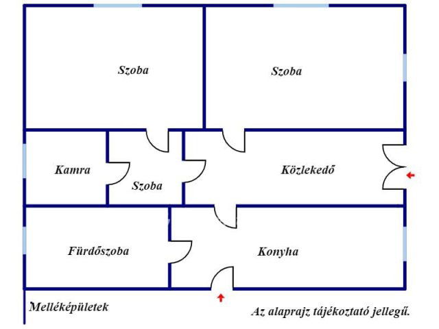 Eladó családi ház, Szelevényen 9.9 M Ft, 2+1 szobás