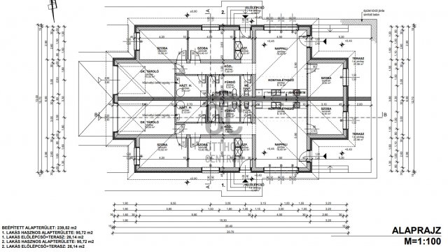 Eladó ikerház, Hajdúsámsonon 70 M Ft, 4 szobás