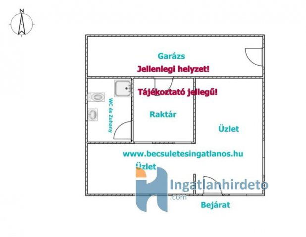 Eladó családi ház, Keszthelyen 65 M Ft, 1+1 szobás