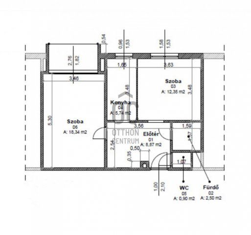 Eladó panellakás, Budapesten, III. kerületben 67.5 M Ft, 2 szobás