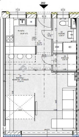 Eladó téglalakás, Debrecenben 62.388 M Ft, 1 szobás
