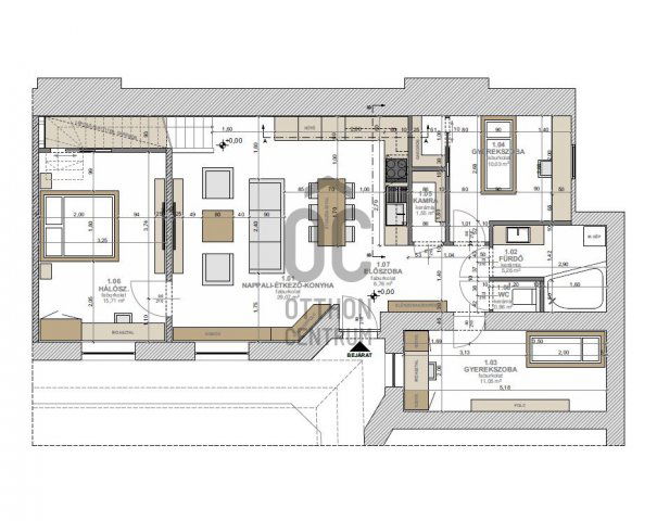 Eladó téglalakás, Budapesten, II. kerületben 128.3 M Ft