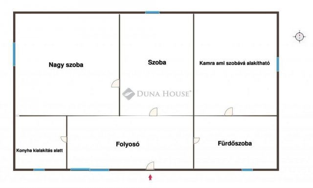Eladó családi ház, Pálmonostorán 12.9 M Ft, 2 szobás