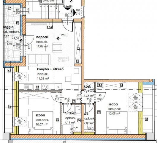 Eladó téglalakás, Szegeden 92 M Ft, 3 szobás