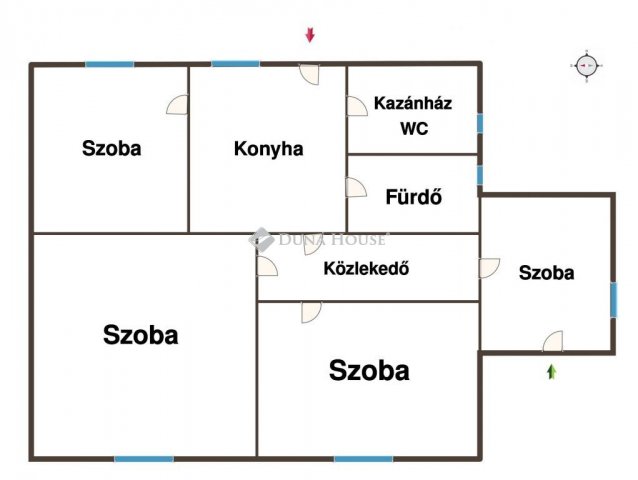 Eladó családi ház, Felgyőn 61.5 M Ft, 3 szobás