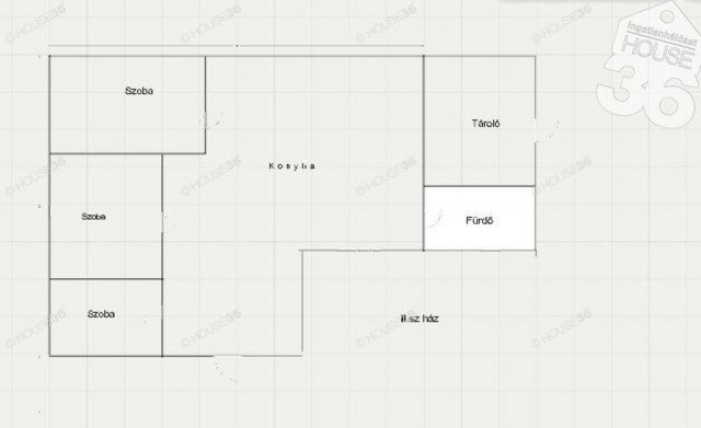 Eladó családi ház, Tiszasason 4 M Ft, 3 szobás