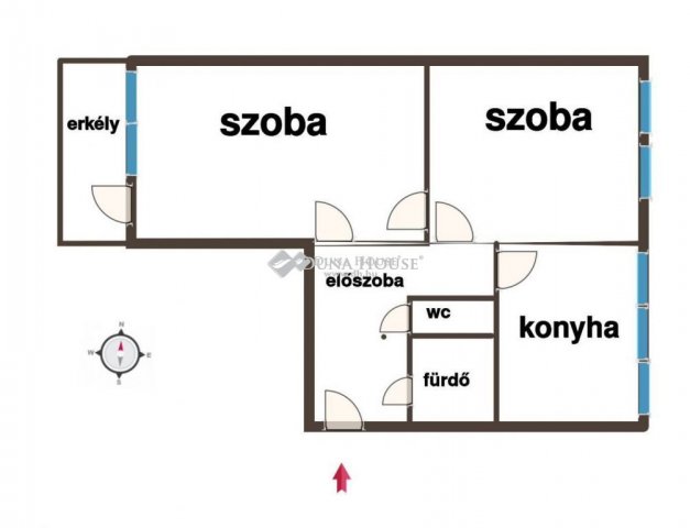 Eladó téglalakás, Kiskunfélegyházán, Kossuth Lajos utcában