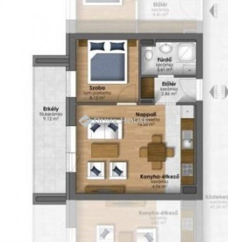 Eladó téglalakás, Szombathelyen 41.9 M Ft, 2 szobás