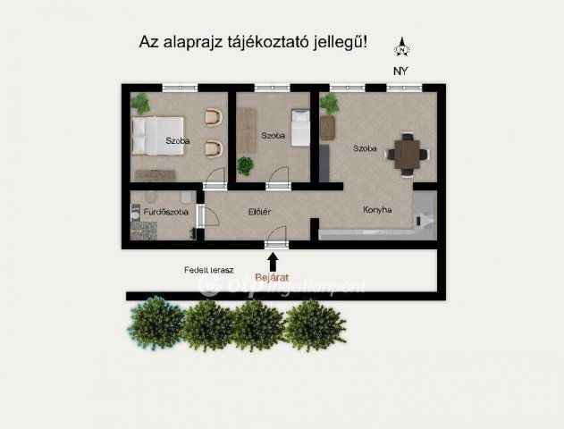 Eladó téglalakás, Budapesten, XV. kerületben 76.9 M Ft