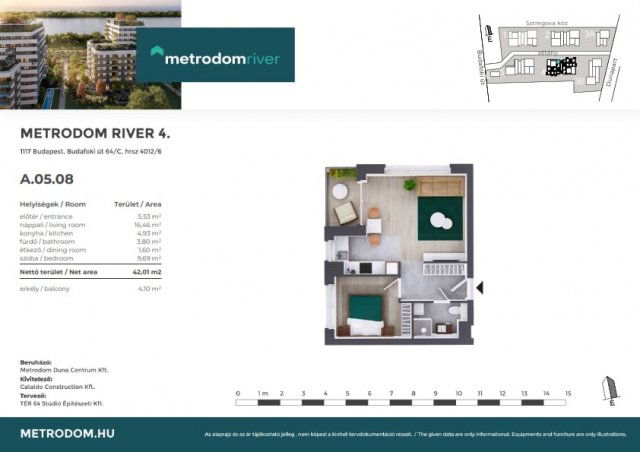 Eladó téglalakás, Budapesten, XI. kerületben, Budafoki úton