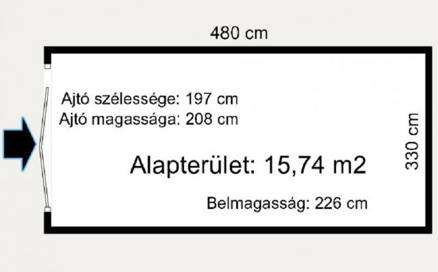 Eladó garázs, Szegeden, Bécsi körúton 10 M Ft