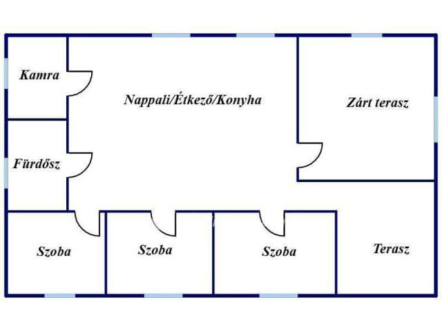Eladó családi ház, Nagykállóban 44 M Ft, 3 szobás