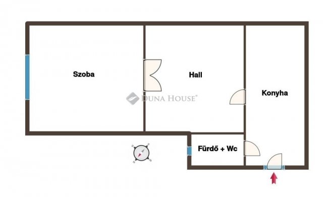 Eladó téglalakás, Budapesten, VIII. kerületben 49.9 M Ft