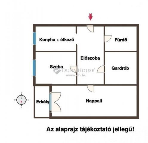 Eladó téglalakás, Budapesten, XVIII. kerületben 63 M Ft