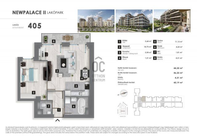Eladó téglalakás, Budapesten, XIII. kerületben 79.9 M Ft