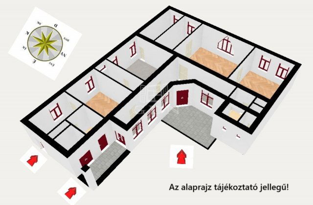 Eladó családi ház, Jászfényszarun 49.9 M Ft, 5 szobás