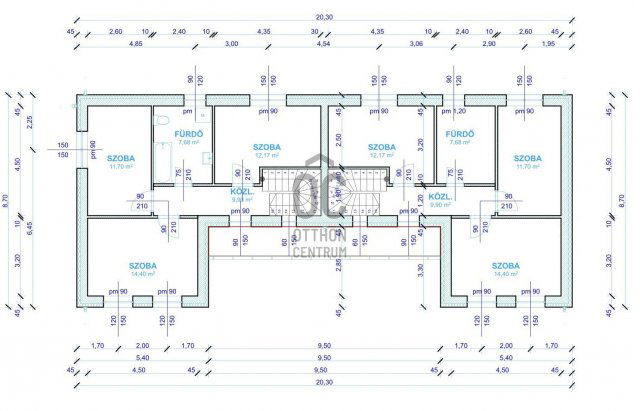 Eladó ikerház, Budapesten, XVIII. kerületben 99.9 M Ft, 5 szobás