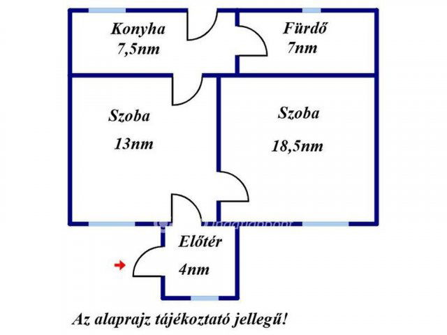 Eladó családi ház, Gyulán 34.9 M Ft, 2 szobás