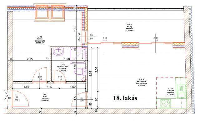 Eladó téglalakás, Nyíregyházán, Vasgyár utcában 46.528 M Ft