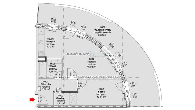 Eladó téglalakás, Szegeden 92.4 M Ft, 3 szobás